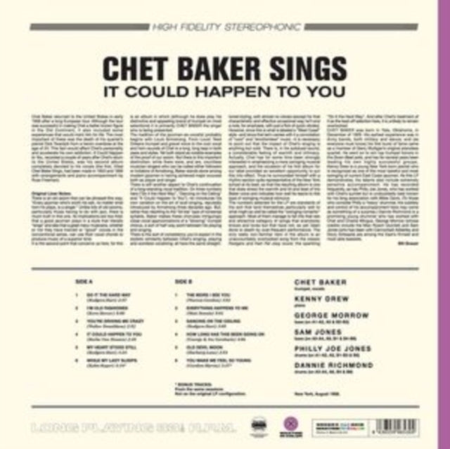 It Could Happen To You (2 Bonus Tracks/Limited Transparent Purple 180G/Dmm LP Vinyl)