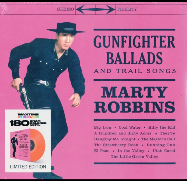 Marty Robbins - Gunfighter Ballads & Trail Songs & Gunfighter Ballads & Trail Songs (180G/Red LP Vinyl)