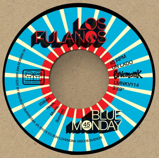 Fulanos - Blue Monday/Why Don't We Do Some Boogaloo? - 7 Inch Vinyl