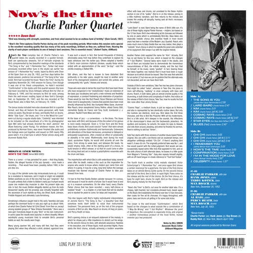 Charlie Parker - Now's The Time [180-Gram Yellow Colored LP With Bonus Tracks]
