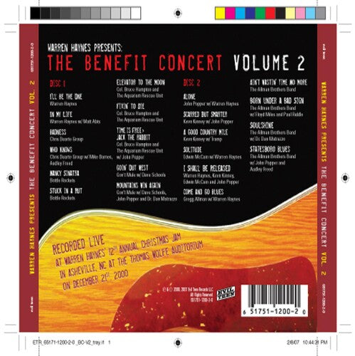 Haynes,warren - Benefit Concert 2 - Music CD