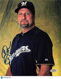 Ed Sedar Milwaukee Brewers Signed 8x10 Photo PSA