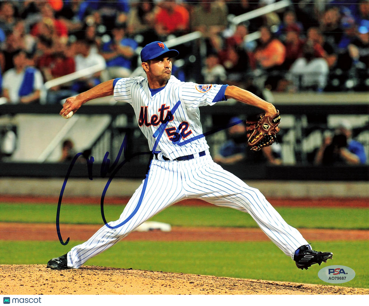 Carlos Torres New York Mets Signed 8x10 Photo PSA