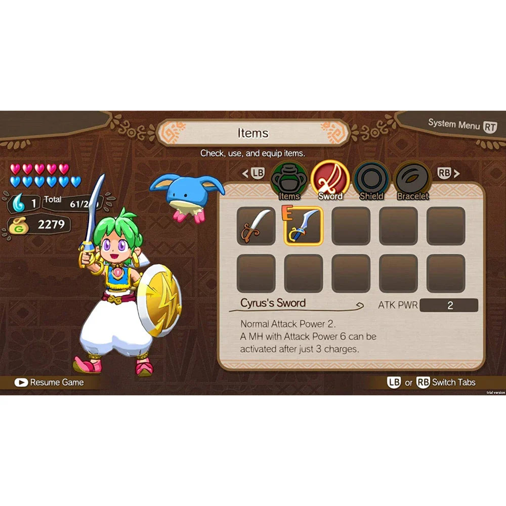 Wonder Boy: Asha in Monster World - Switch