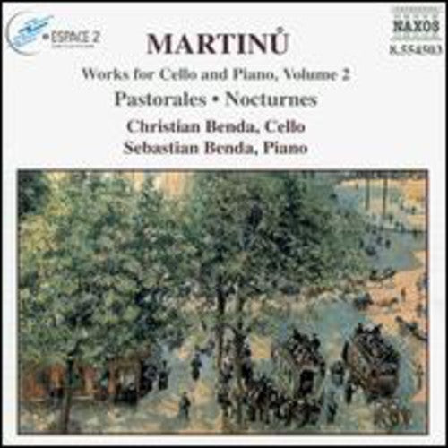 Martinu / Benda,c. / Benda,s. - Works For Cello & Piano 2: Pastorales / Nocturnes - Music CD