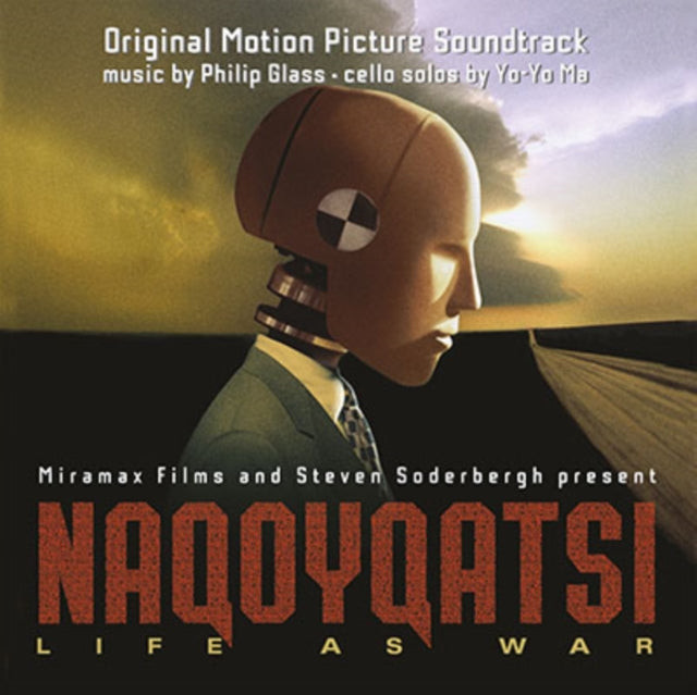 Philip Featuring Yo-Yo Ma Glass - Naqoyqatsi: Life As War (2LP/Limited/Translucent Red Vinyl/180G)