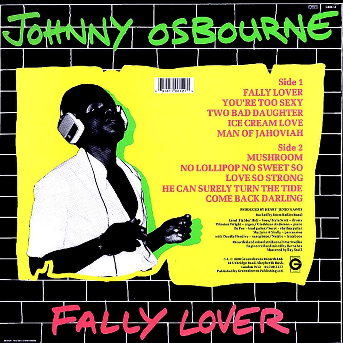 Johnny Osbourne - Fally Lover Vinyl Record