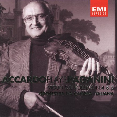 Paganini / Accardo / Italian Chamber Orchestra - Violin Concertos 4 & 5 - Music CD
