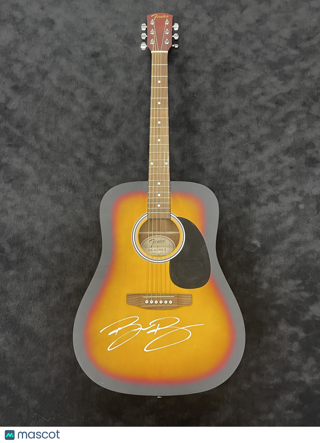 Benson Boone signed Fender Guitar PSA Authentic Musician