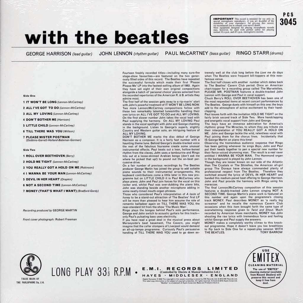 The Beatles - With The Beatles (stereo) (180g) Vinyl Record