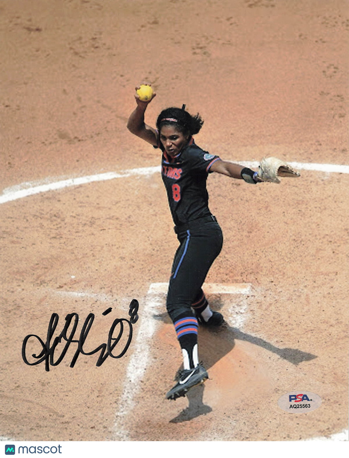 Aleshia Ocasio Florida Gators Signed 8x10 Photo PSA