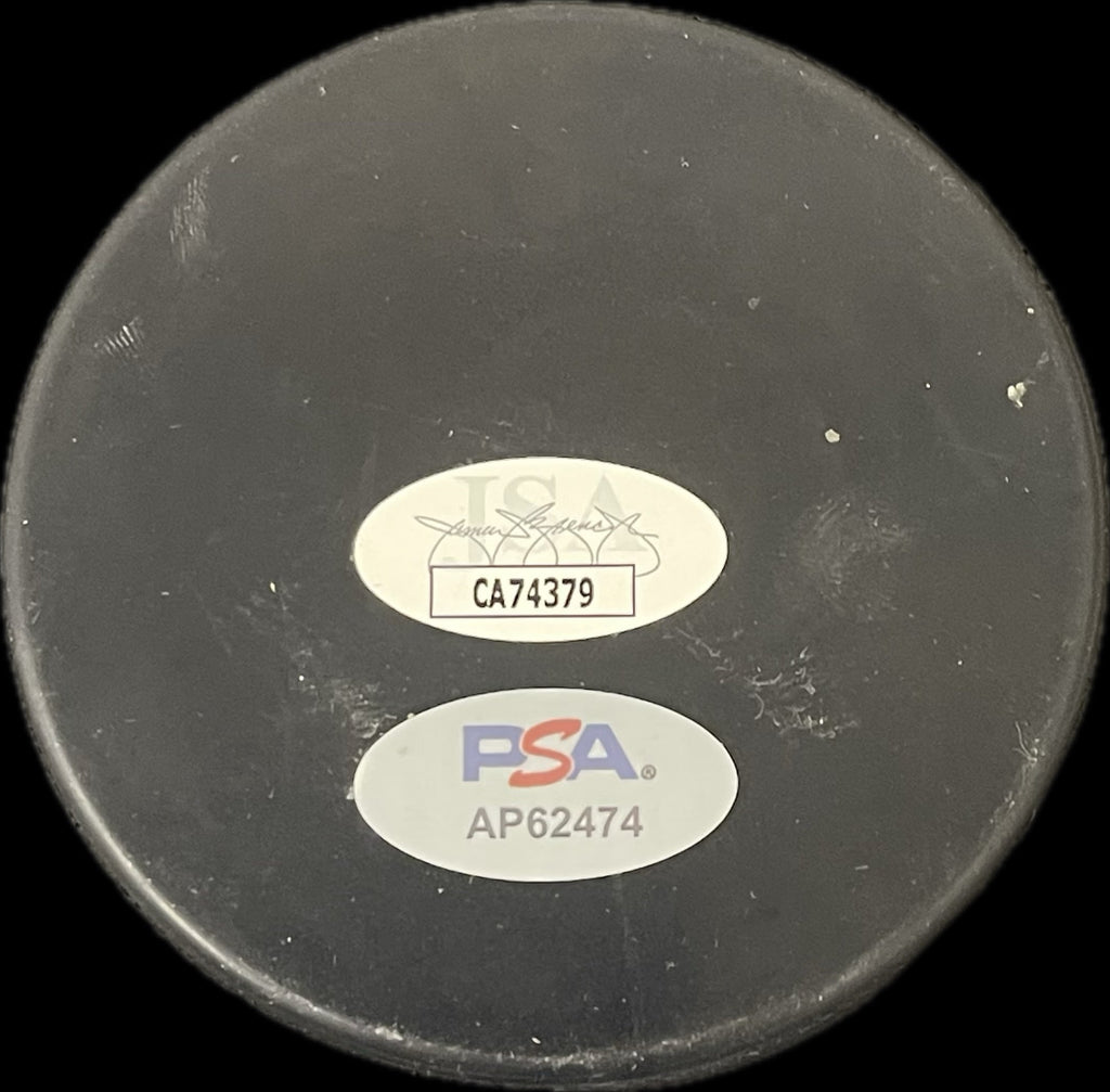 Terry Ryan Signed Hockey Puck PSA Autographed