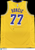 Luka Doncic Signed Jersey PSA Los Angeles Lakers Autographed