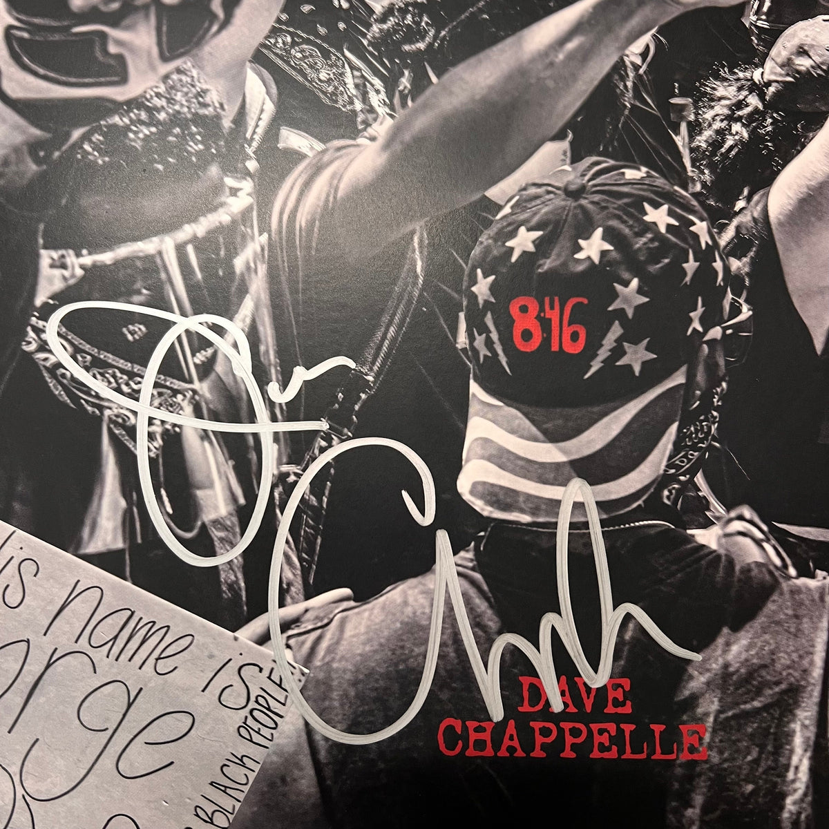 Dave Chappelle Signed 8:46 Framed Vinyl PSA Album Auth
