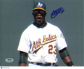 Lazaro Armenteros Oakland Athletics Signed 8x10 Photo PSA
