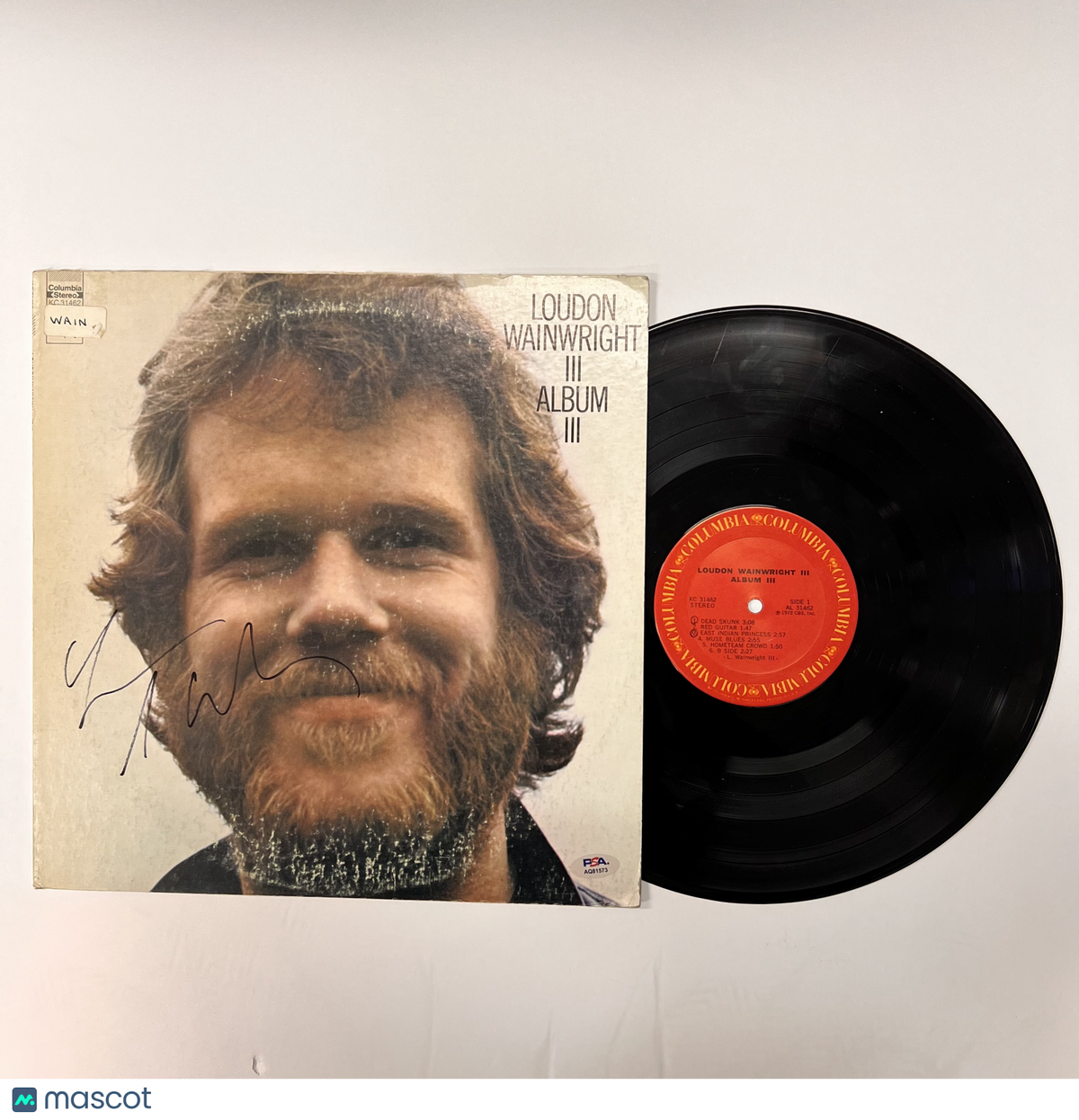 Loudon Wainwright III Signed Album III Vinyl Album PSA Autographed