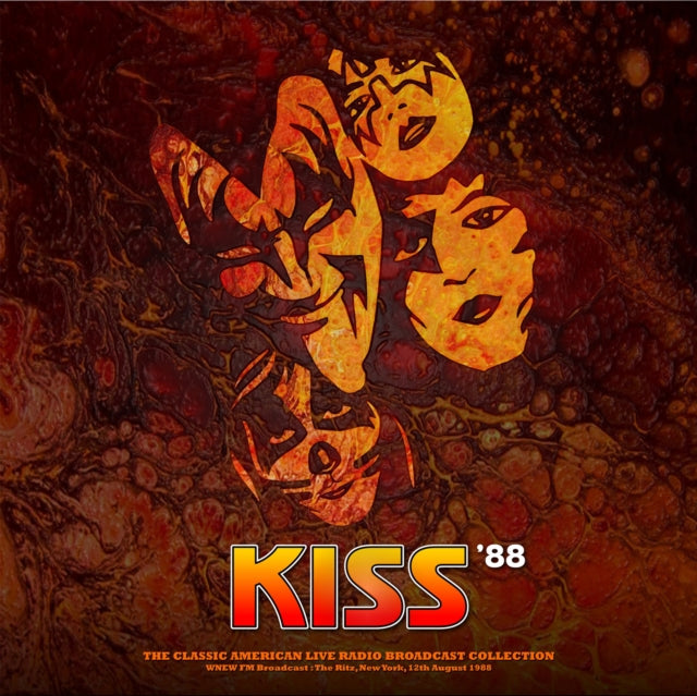 Kiss - Live At The Ritz. New York 1988 (Yellow Marble LP Vinyl) Vinyl Record