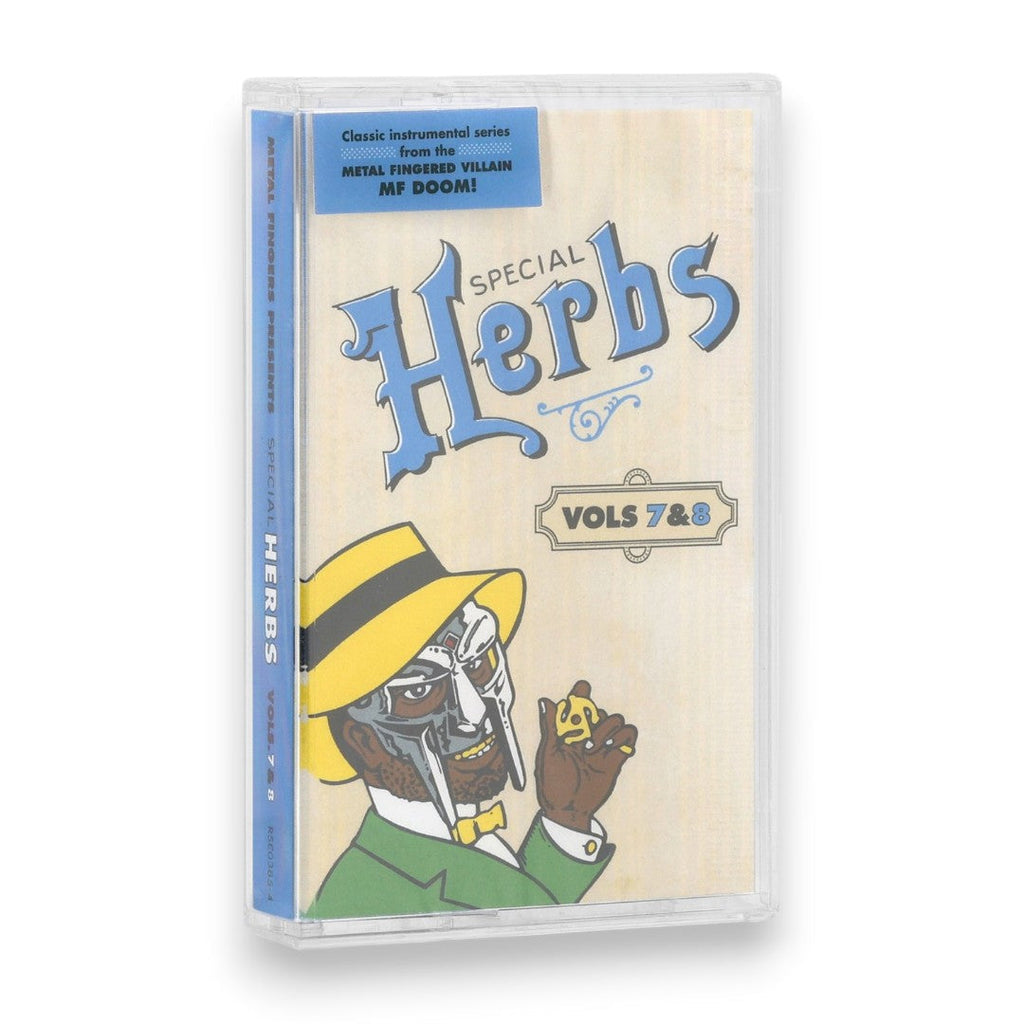 MF DOOM – Metal Fingers Presents: Special Herbs Vol. 7 & 8 Music Cassette Tape