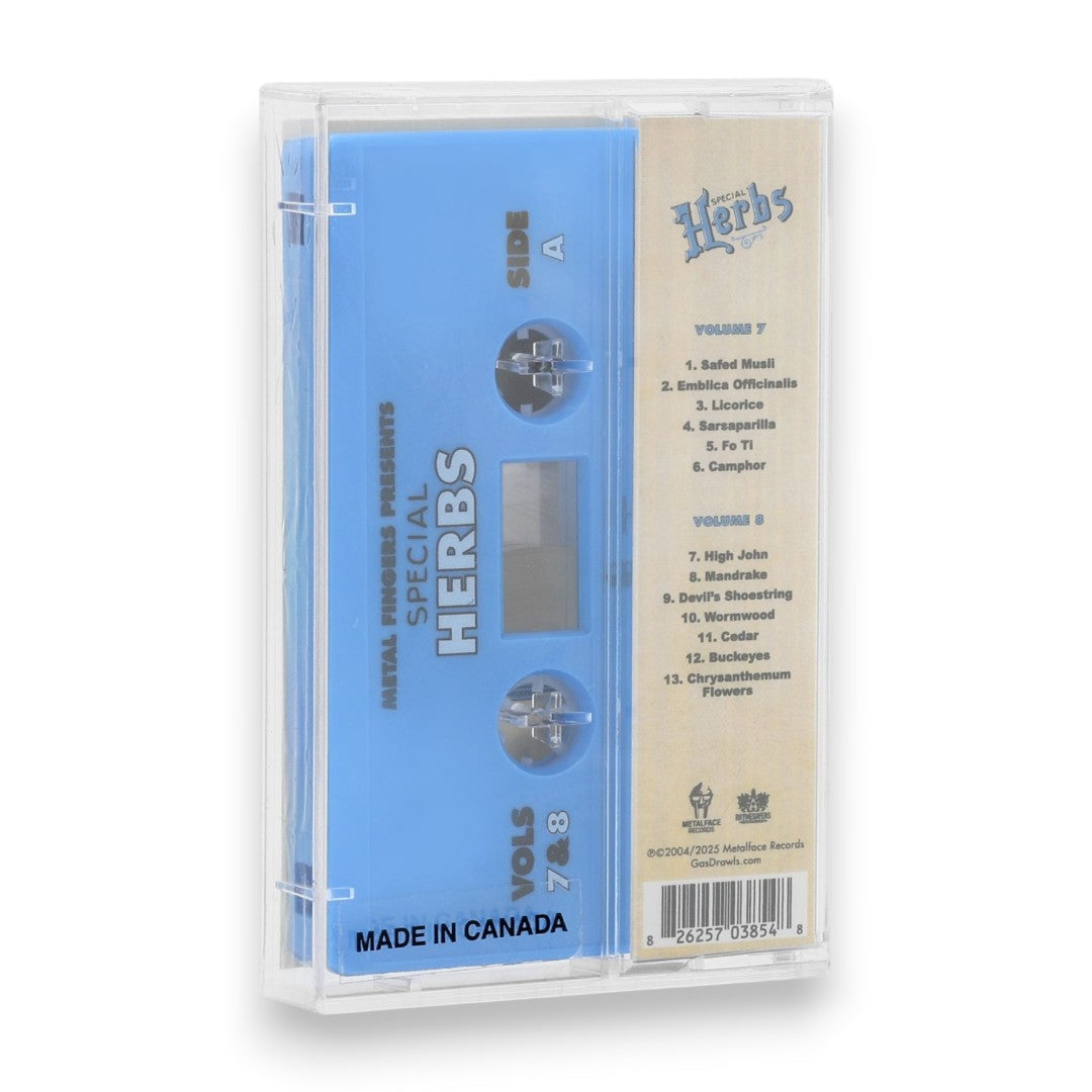 MF DOOM – Metal Fingers Presents: Special Herbs Vol. 7 & 8 Music Cassette Tape