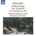 Mozart / Nishizaki / Loeb - Violin Sonatas Nos 29 & 30 - Music CD