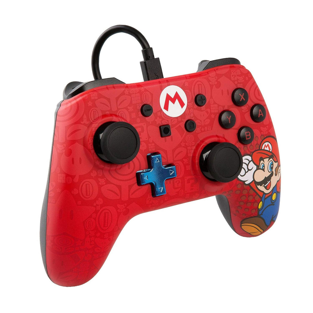 Switch Controller Wired: Mario Red - PowerA