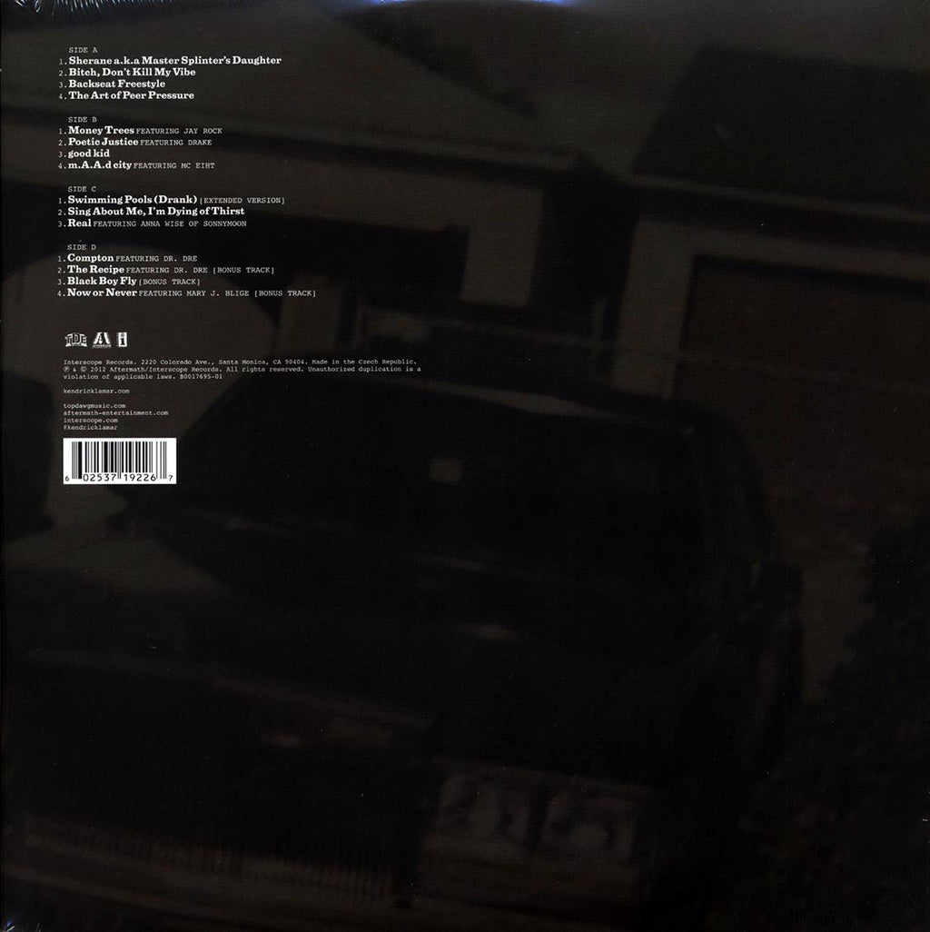 Kendrick Lamar - Good Kid, M.A.A.D City A Short Film By: Kendrick Lamar (2xLP) Vinyl Record