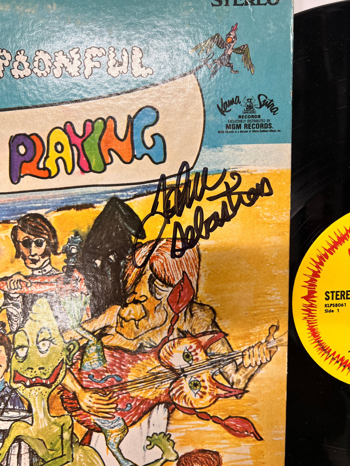 John Sebastian Signed Everything Playing Framed Vinyl PSA