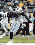 Ed Reed Signed Baltimore Ravens Football 8x10 Photo PSA Autographed