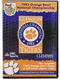 1982 Orange Bowl Championship Clemson Tigers - 1982 Orange Bowl Championship Clemson Tigers - DVD