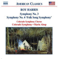 Harris / Colorado So / Alsop - Symphony Nos 3&4 - Music CD