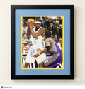 Carmelo Anthony Denver Nuggets Signed Basketball 16x20 Custom Framed Photo PSA