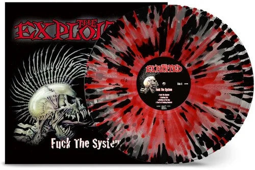 The Exploited - Fuck the System [2LP Clear W Red & Black Splatter]
