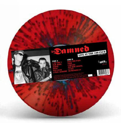 The Damned - Live At The 100 Club [Red & Black Splatter]