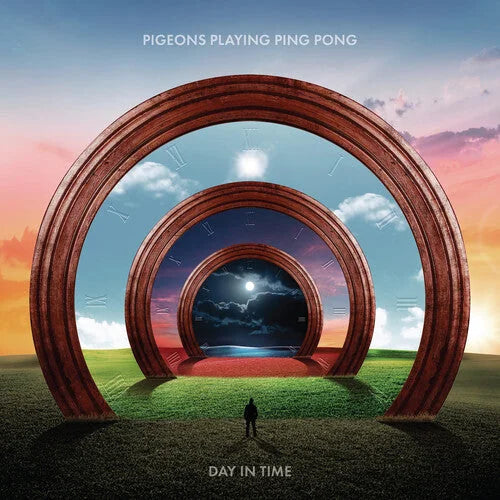 Pigeons Playing Ping Pong - Day In Time - Black Galaxy