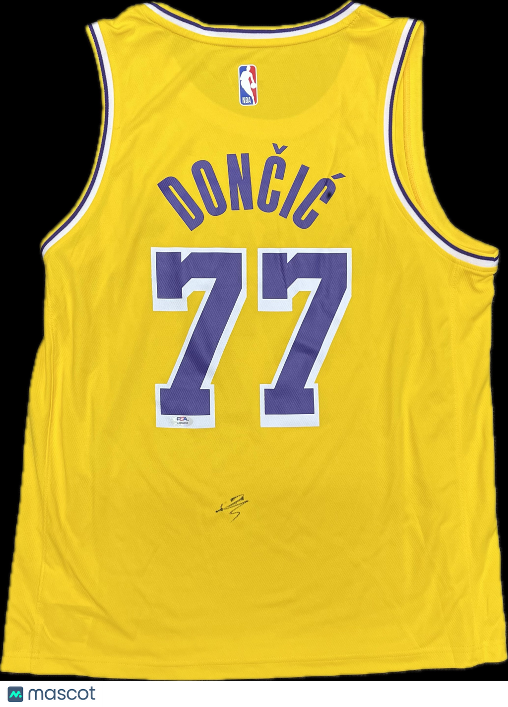 Luka Doncic Signed Jersey PSA Los Angeles Lakers Autographed
