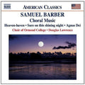 Barber / Lawrence / Choir Ormond College Melbourne - Choral Music - Music CD