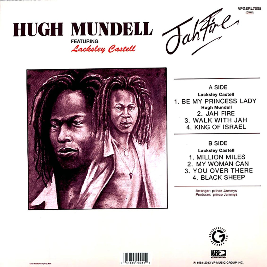 Hugh Mundell, Lacksley Castell - Jah Fire Vinyl Record