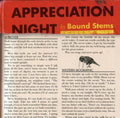 Bound Stems - Appreciation Night - Music CD