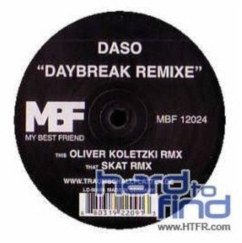 Daso - Daybreak Remixe - Vinyl Record