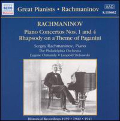 Rachmaninoff, Sergey - Piano Concertos 1 & 4 - Music CD