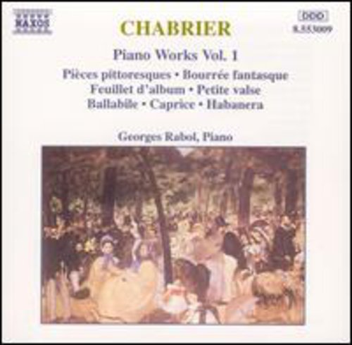 Chabrier / Rabol - Piano Works 1 - Music CD