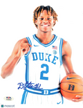 D.J. Steward Duke Blue Devils Signed Basketball 8x10 Photo PSA Auth