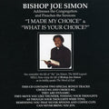 Simon,bishop Joe - Addresses The Congregation - Music CD