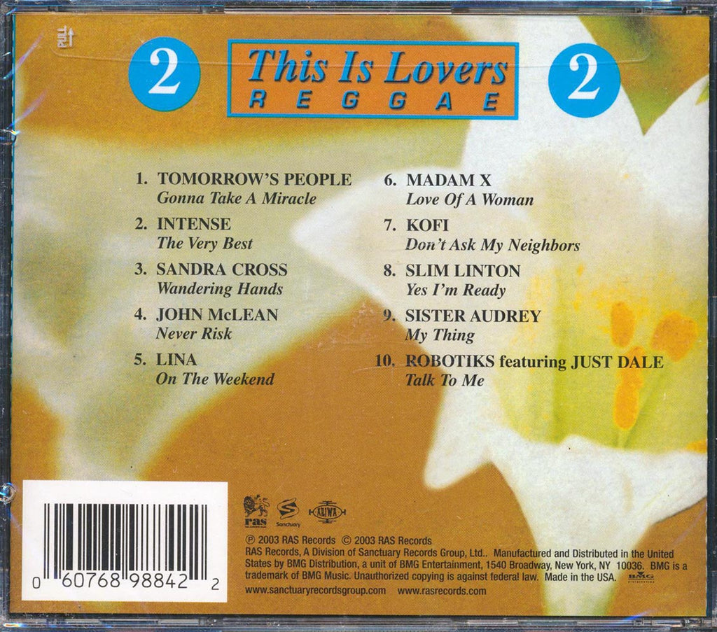Sandra Cross, Sister Audrey, Kofi, Etc. - This Is Lovers Part 2 Music CD