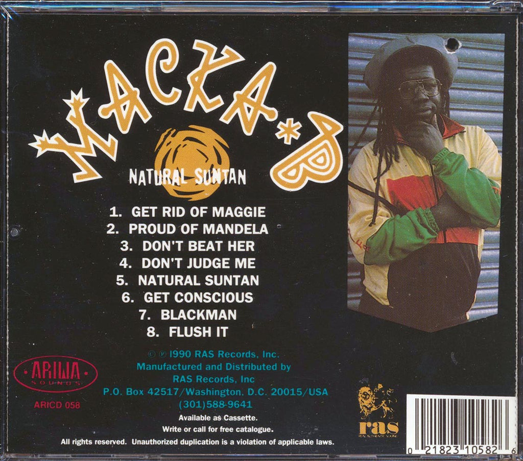 Macka B - Natural Suntan (marked/ltd stock) Music CD