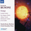Busoni / Bruns / Eisenlohr - Songs - Music CD