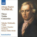 Vanhal / Nishizaki / Cologne Chamber / Muller-bruh - Violin Concertos - Music CD