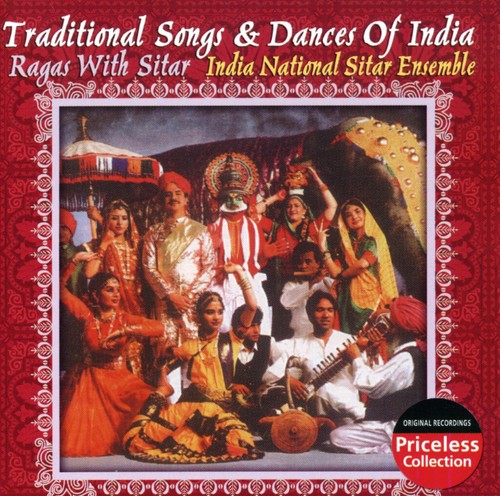 India National Sitar Ensemble - Traditional Songs & Dances Of Indian: Ragas With - Music CD