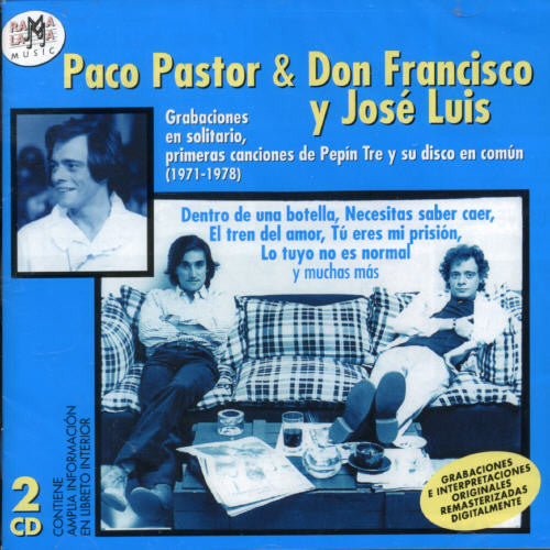 Pastor,paco / Francisco,d / Luis,jose - Grabaciones En Solitario Primeras Canciones De - Music CD