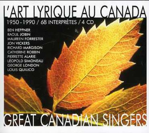 Canadian Great Singers 1950-90 / Various - Canadian Great Singers 1950-90 / Various - Music CD